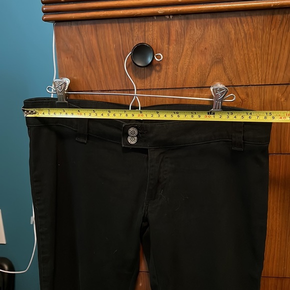 Y2K 90’s Dickies Pants Black Low Rise Size XS (0-1) - Picture 8 of 8